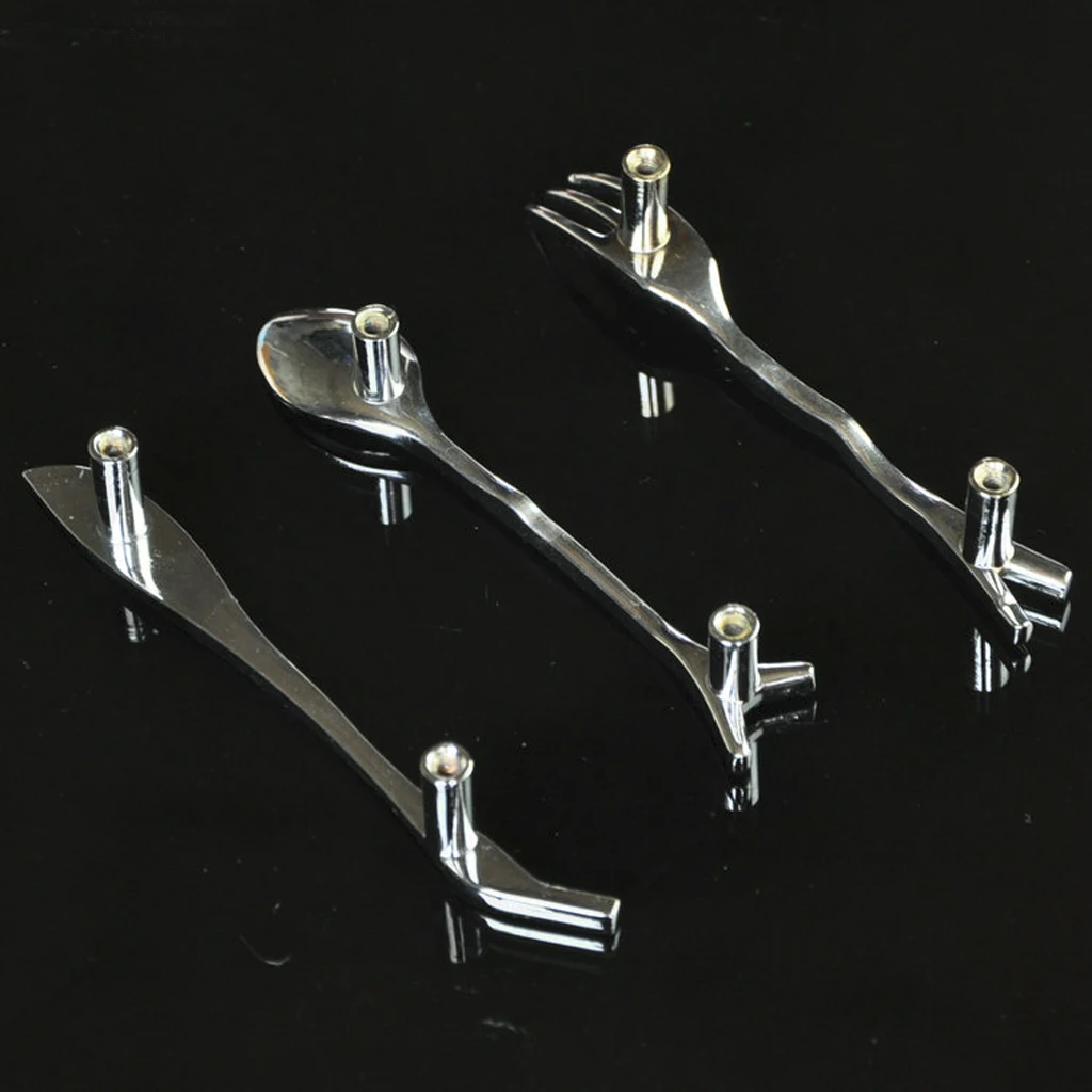 Creative Cupboard Cabinet Handle Drawer Pulls - Silver, 120mm