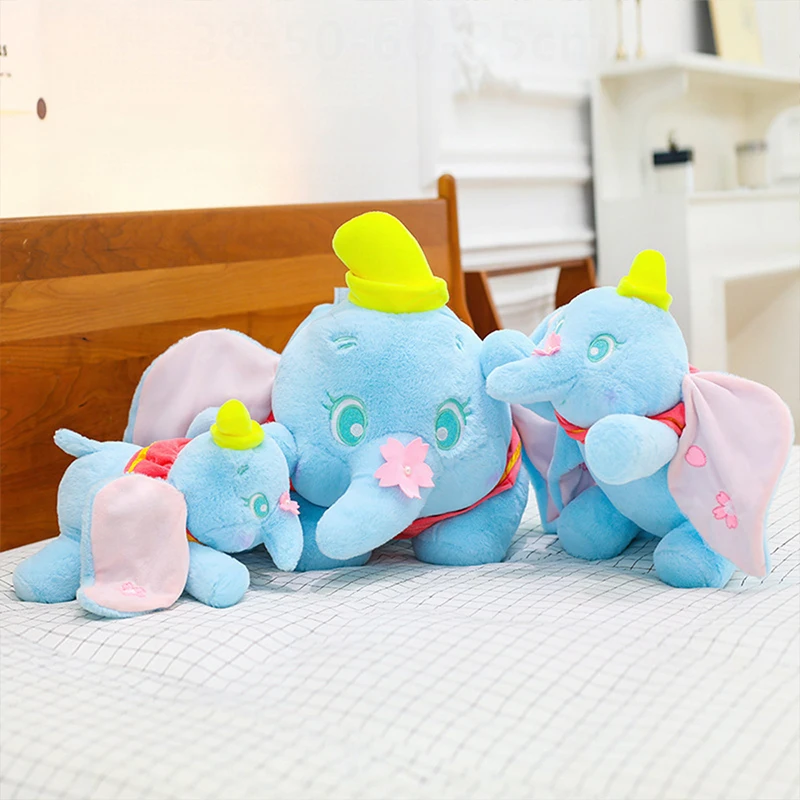 

Cherry Blossom Dumbo Plush Toy Big Ears Sitting Elephant Stuffed Animal for Kids Birthday Xmas Gift Cherry Blossom Series Cuddly