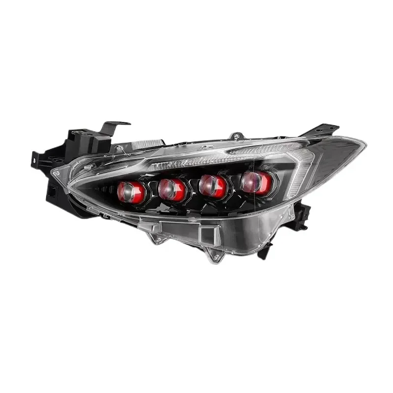 LED Front Headlight Assembly for Mazda 3 Axela upgrade Headlamp with Dynamic Turn Signal