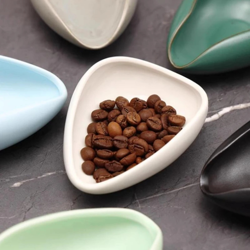 Ceramic Coffee Bean Dosing Cup Trays Coffee Bean Dispenser Home Coffee Enthusiasts Espresso Bean Accessories Gift - view 4