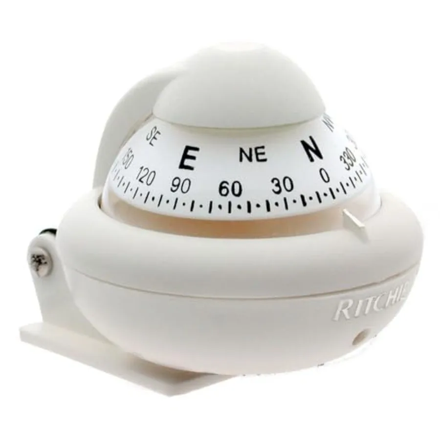 

Navigation X-10W-M Sport Marine Compass, White, 2-inch Dial
