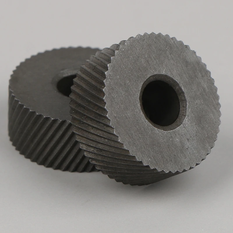 2PCS High Quality Anti Slip Diagonal Coarse 1.0 Reticulate Knurling Wheel For Metal Lathe