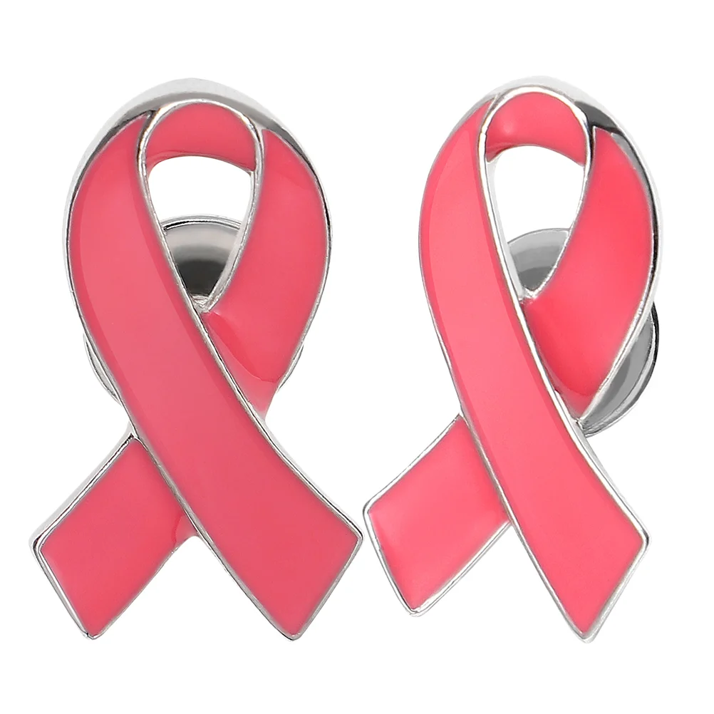 

2 Pcs Ribbon Brooch Pin Charity Badge Lapel Women Alloy Party Pins Badges Woman