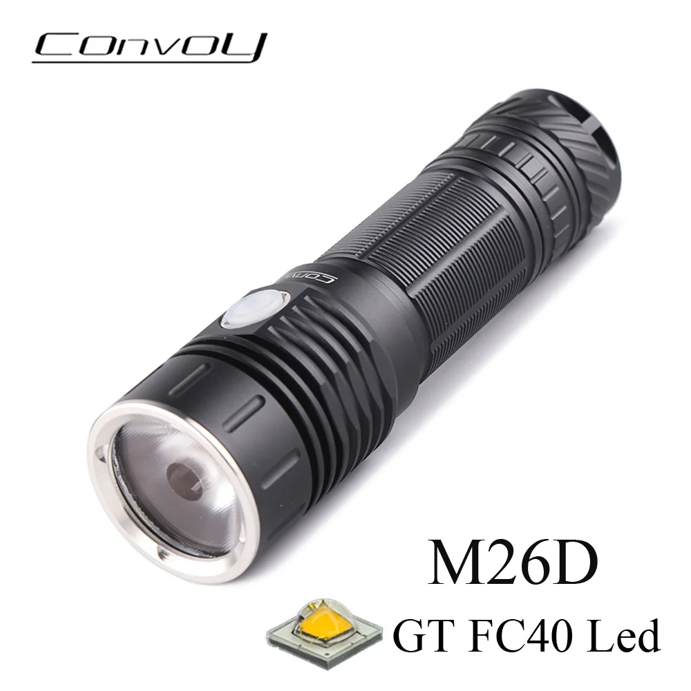 convoy-m26d-26650-26800-flashlight-gt-fc40-linterna-led-torch-hunting-camping-working-light-lanterna