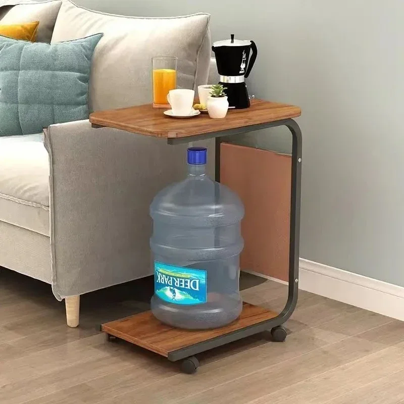 Side table mobile coffee table tea table simple small mini corner small square sofa side