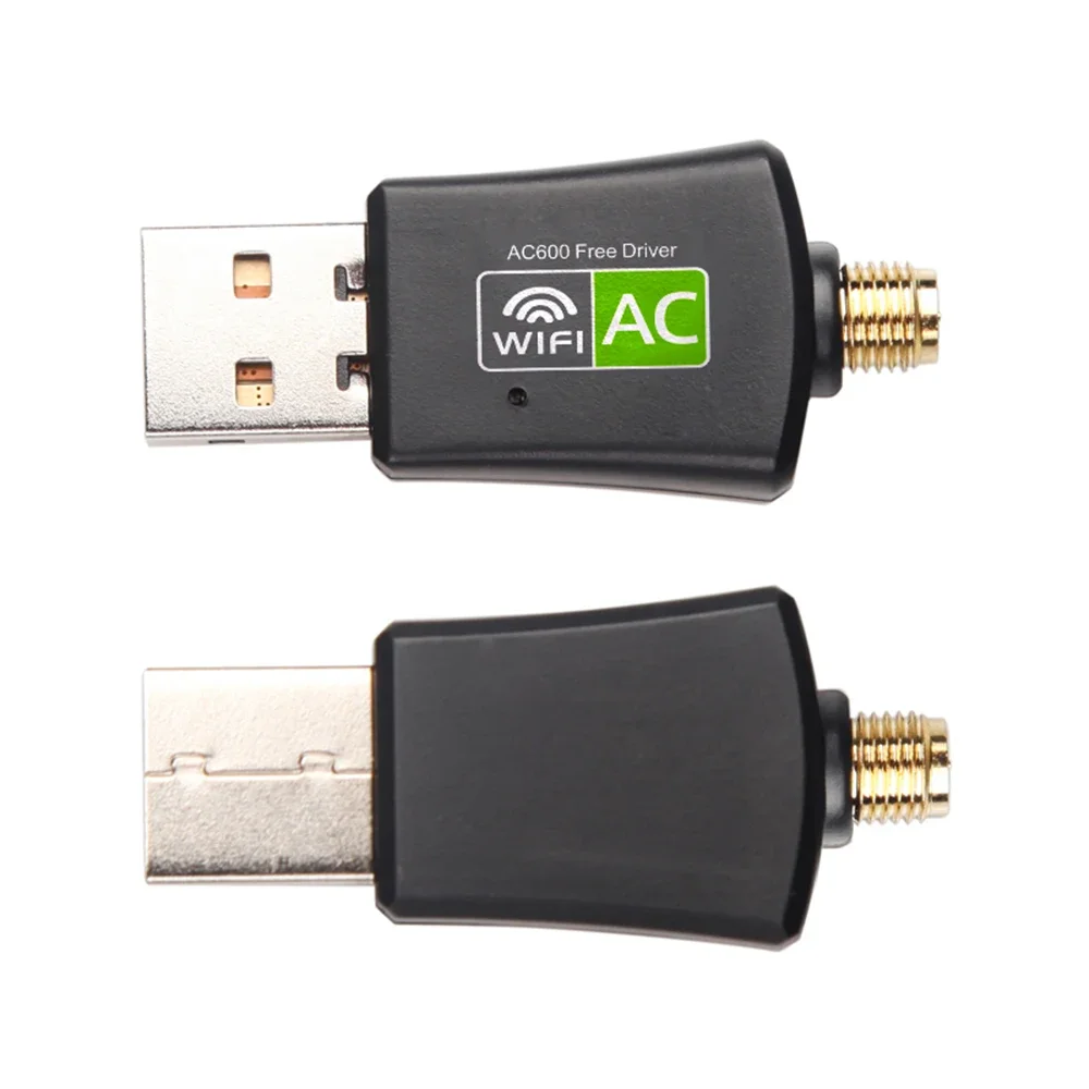 600mbps Network Card Dual Band 2.4G+5G Wireless Network Adapter 802.11ac USB Wifi Adapter For Laptop PC Free Driver