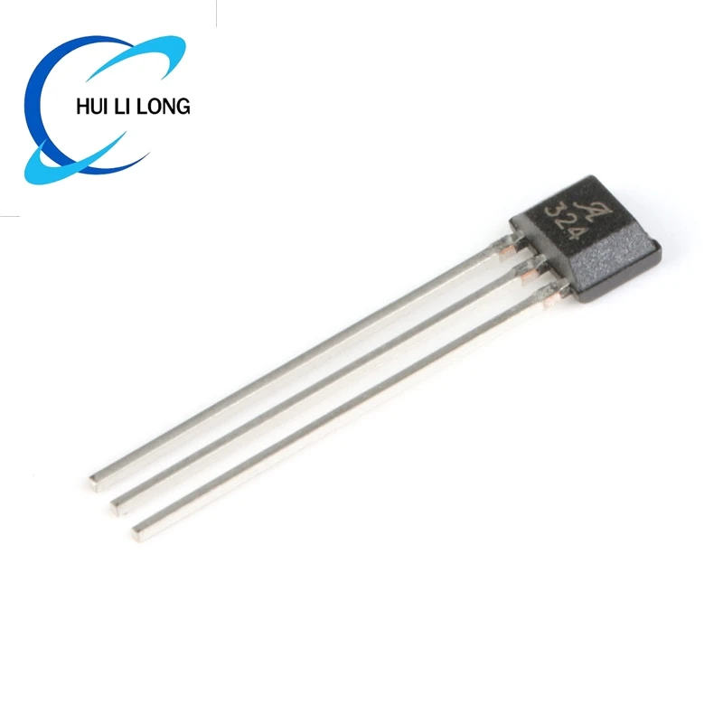 5pcs/1pc A1324LUA-T A1324LUA A1324 324 SIP-3 Hall Effect Sensor Low Noise Linear with Analog Output High precision Linearity IC