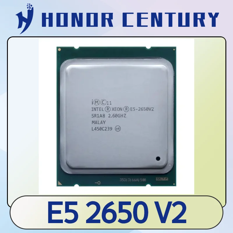 used Xeon E5 2650 v2 2.6GHz Eight-Core Sixteen-Thread CPU 20M 95W LGA 2011 2650V2