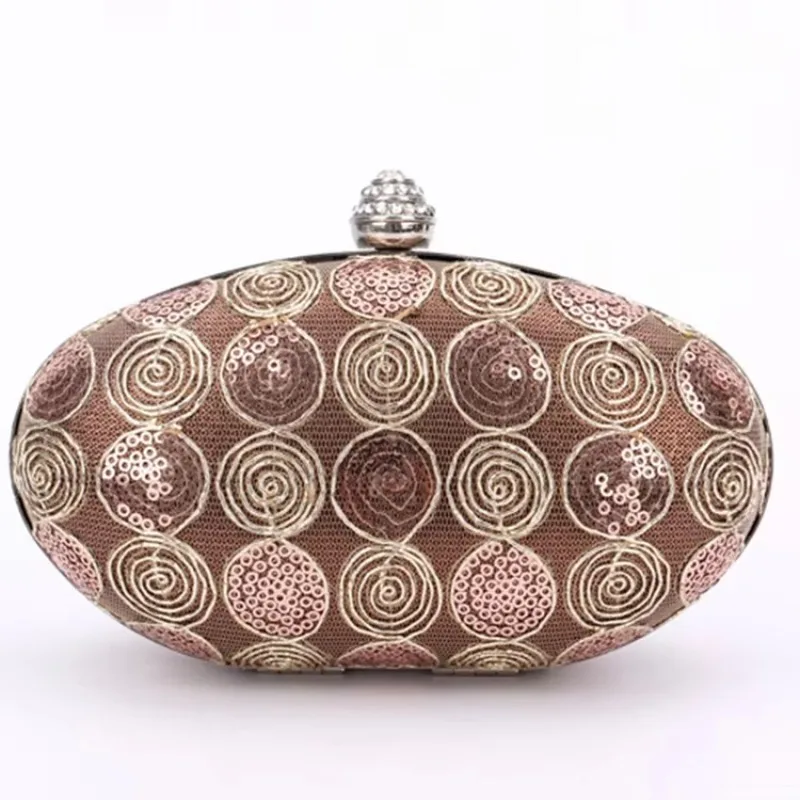 Goose Egg Oval Lace Dinner Bag Bridal Wedding Reception Cheongsam Women's Carteras Diseñador De Lujo Carteras De Mujer De Bolsos