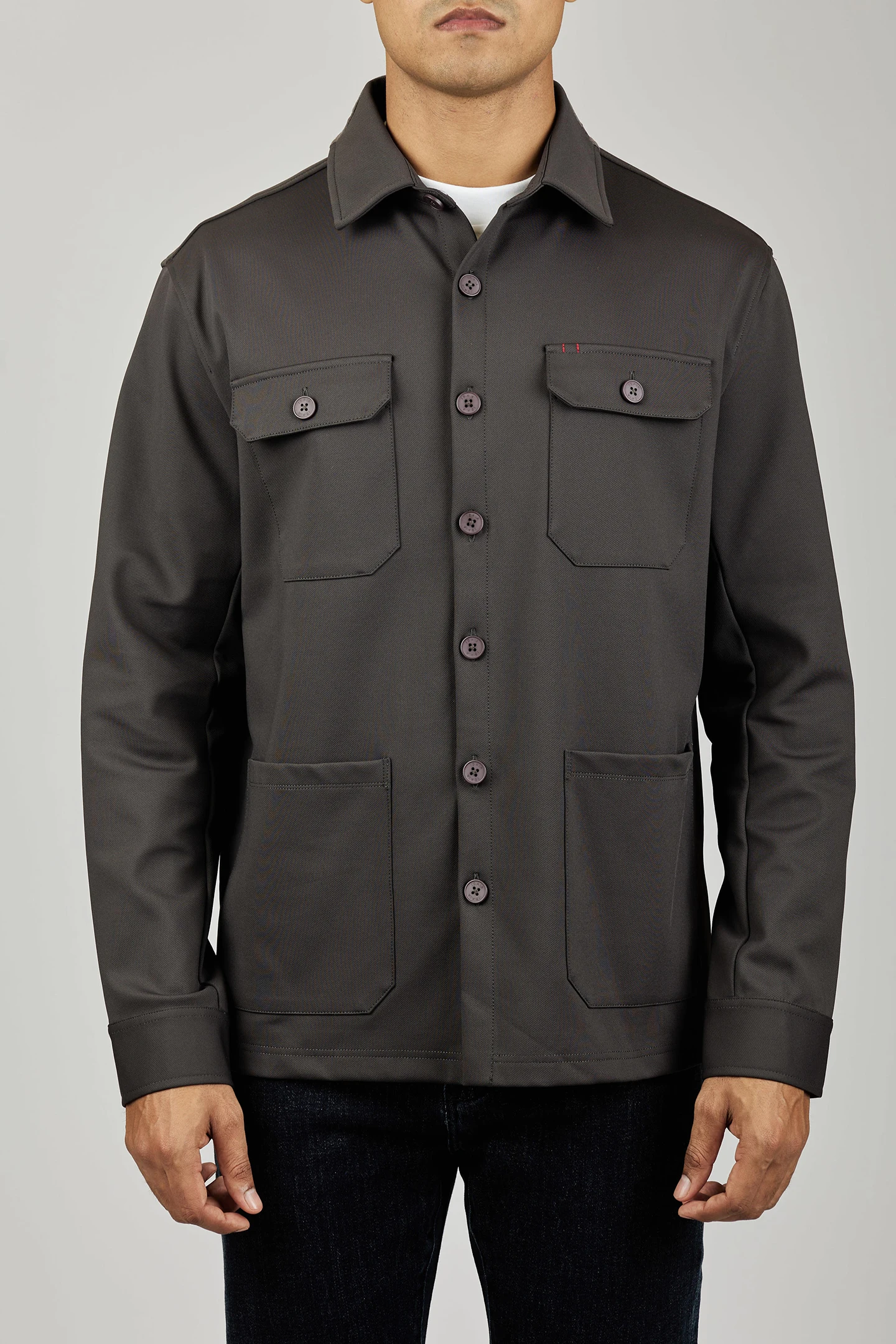 

BLSK CPRT Jacket men 2025 Autumn winter New comfortable Straight fashion Button Pocket high quality Coat big size M-4XL