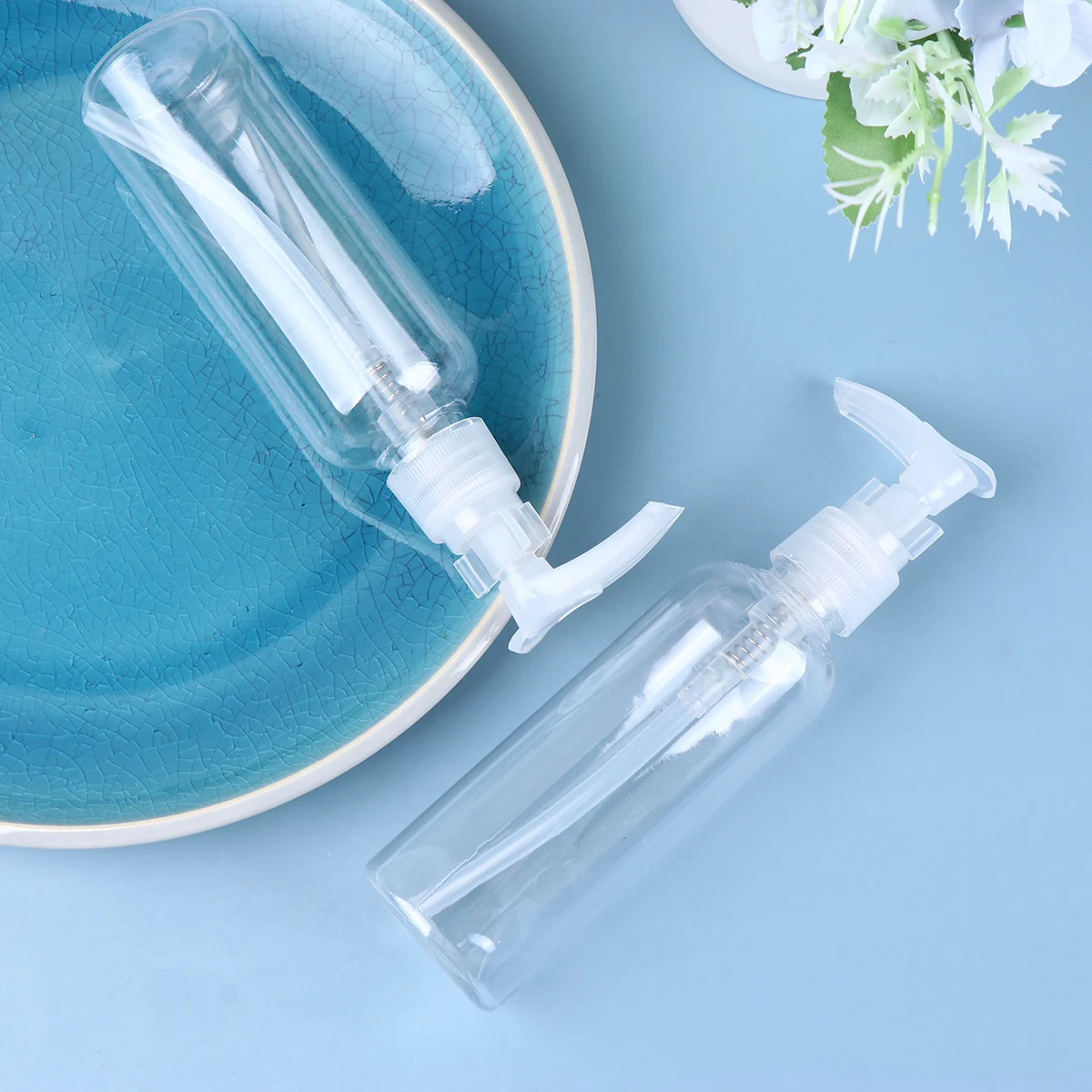 

Emulsion Bottle Shampoo Dispenser Transparent Plastic Travel Size Home Bathroom Kitchen Hotel Reusable Refillable Liquid Soap