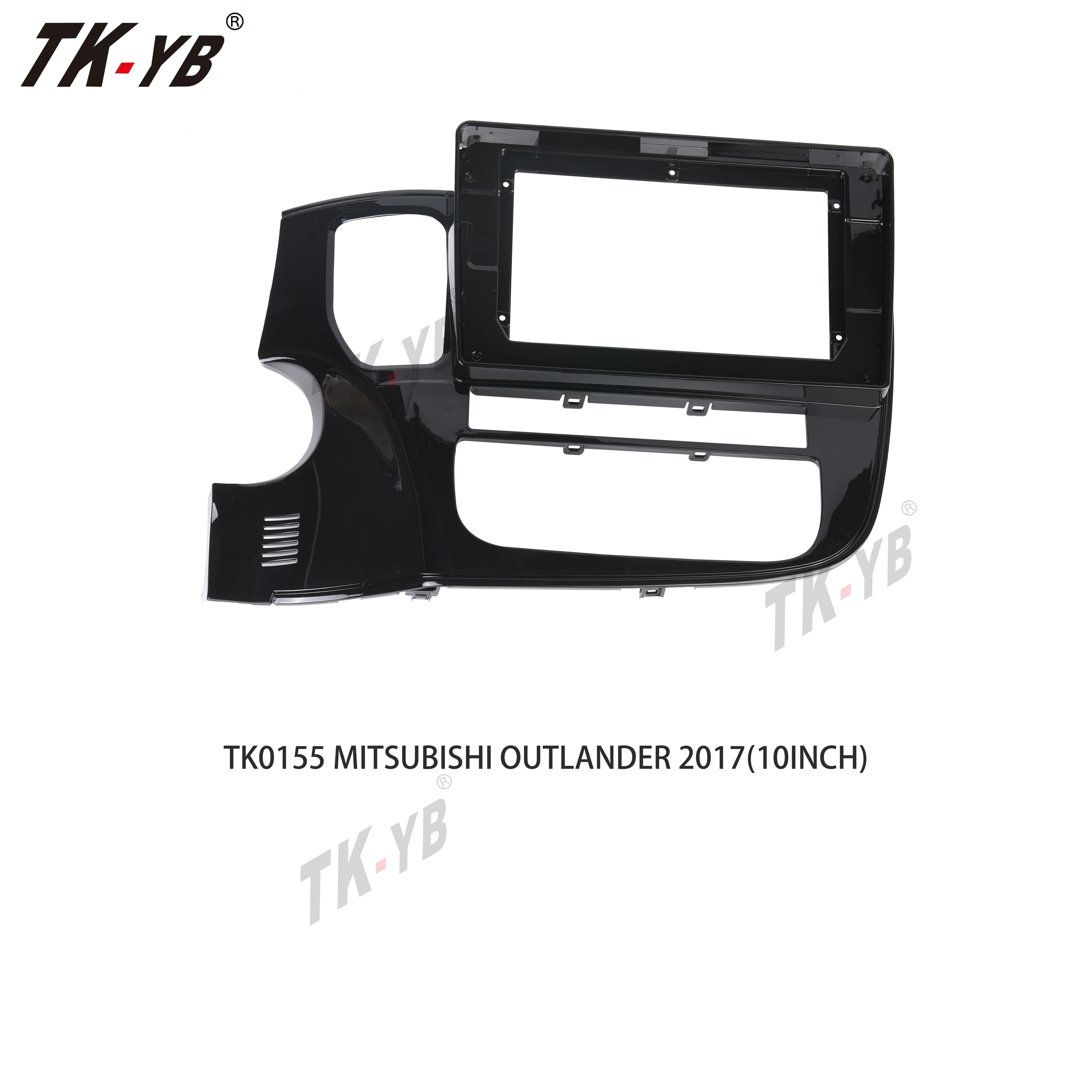 

Accesorios Para Auto DVD Frame for Mitsubishi Outlander 2017 Radio Panel Frame Fit 2 Din 10 Inch in Dash Screen Stereo Parts