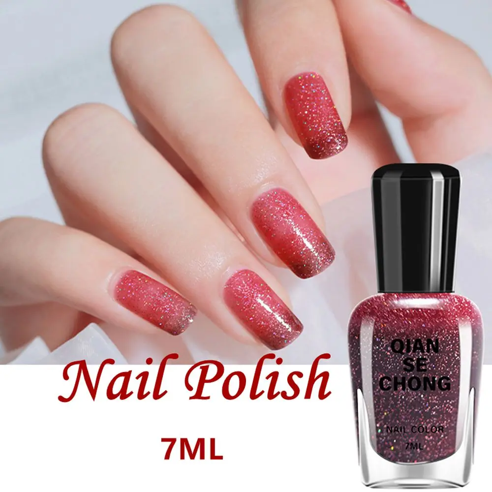 

Sequins Nail Art Tools Changing Thermal Temperature Control Nail Oil Temperature Changing Nail Polish Gradient Nail Varnish