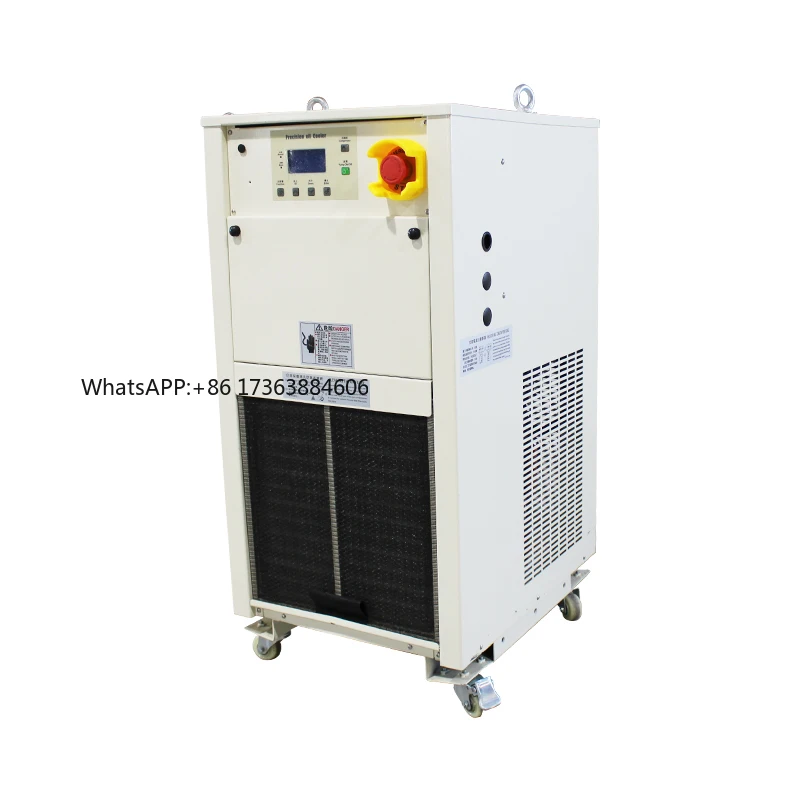 CRH-10 Manufacturer's Small Air-Cooled Oil Cooler with 3kw Oil Tank New Industrial Water Cooled Chiller Machine Automatic