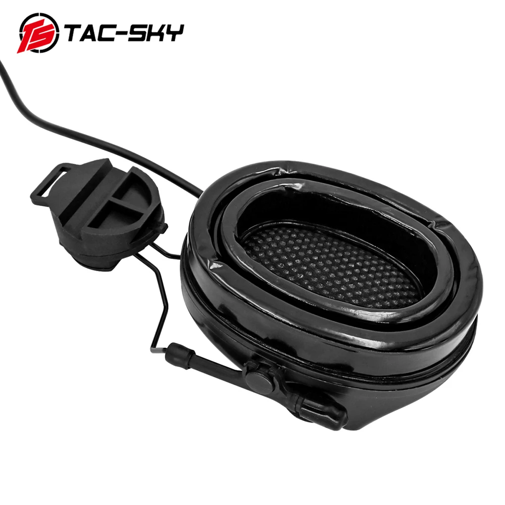 TAC -SKY COMTA III Tactical Helmet ARC Bracket Headphone Outdoor Hunting Sports Noise Reduction Tactical Walkie Talkie Headset