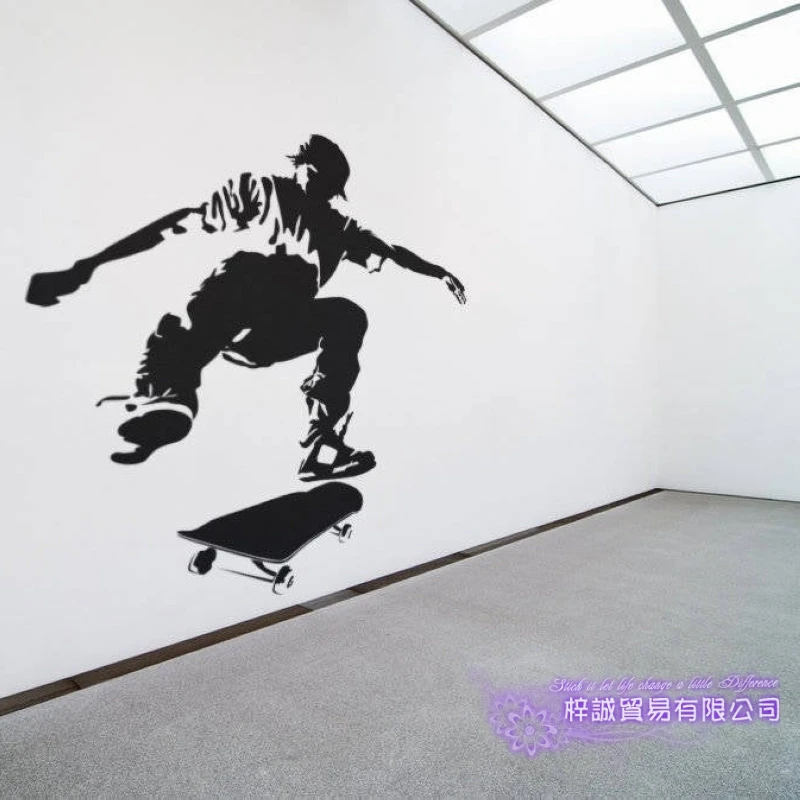 

Skateboard Sticker Decal Skiing Ice Sports Posters Vinyl Pegatina Wall Decals Decor Mural Skateboard Car Decal