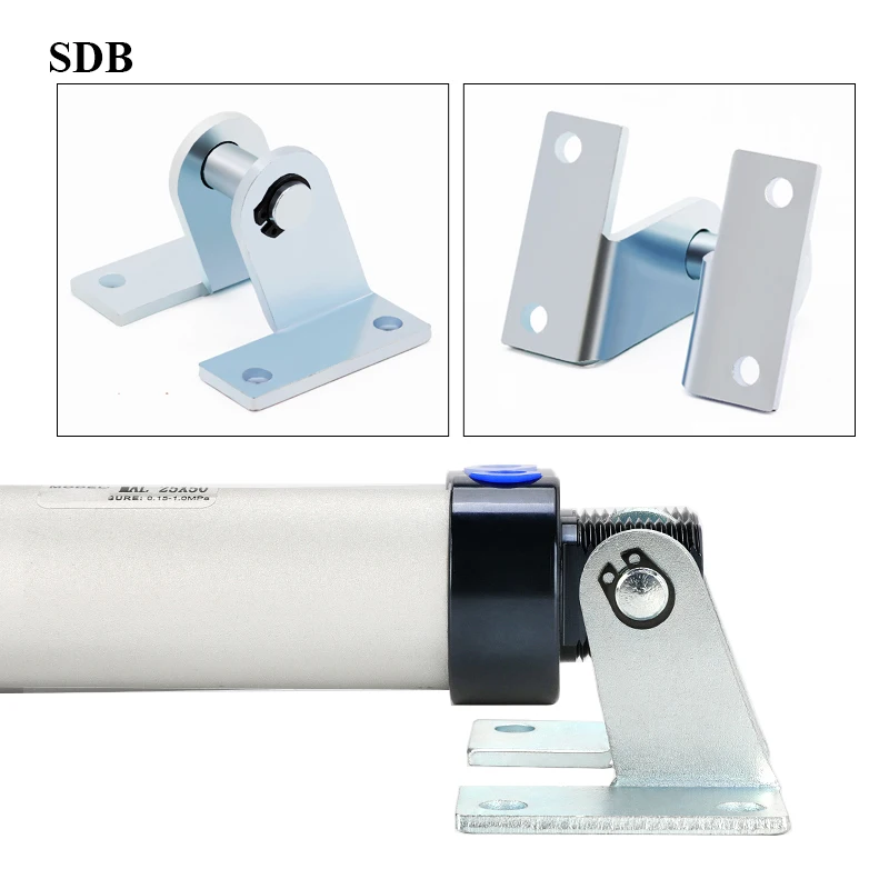 LB/SDB/Y/I/FA/F/U Joint Fitting Mounting Bracket For MA MAL16 20 25 32 40mm Nut Mini Pneumatic Cylinder Accessories Flange Plate
