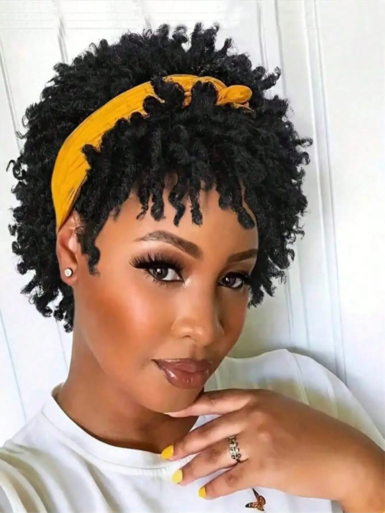 Short Dreadlock synthetic Wig For And Men Afro Faux Locs Dreads Wig Heat Resistant Short Braided Wigs For Women