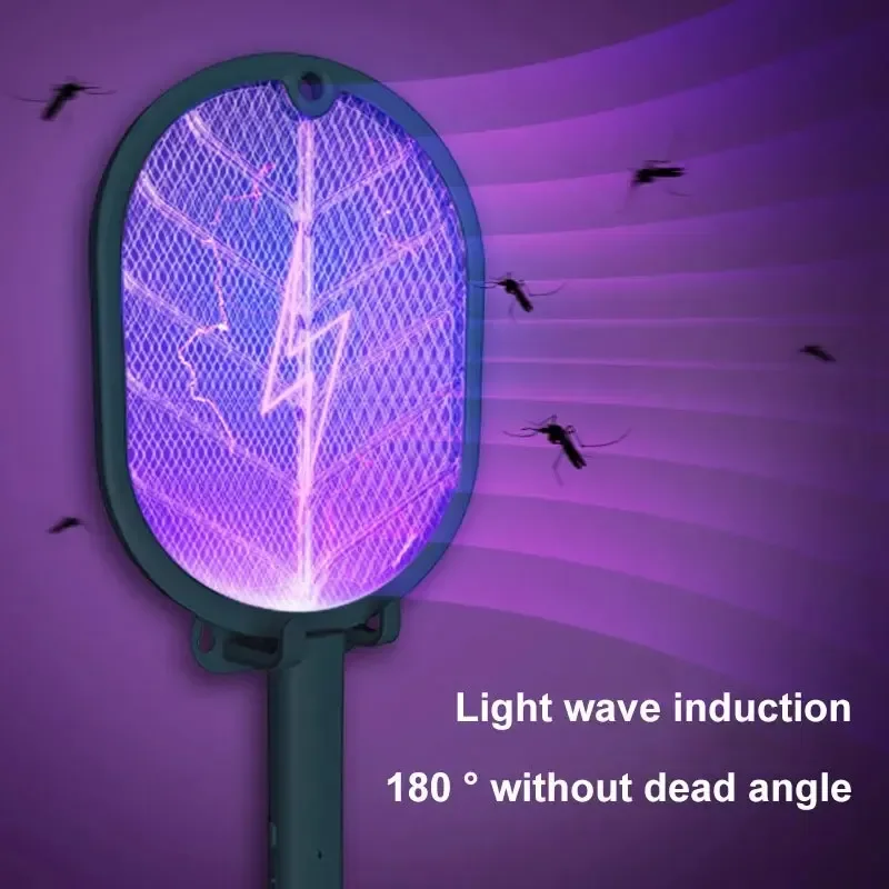 

ZEXEF 1pc Electric Mosquito Killer Swatter USB Rechargeable Electric Household Safety Mosquito Killer Anti Mosquito Trap