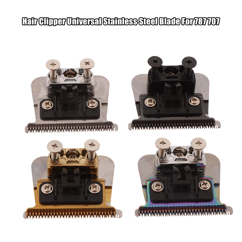 Профессиональное сменное лезвие из нержавеющей стали для машинки для стрижки волос 787 707, парикмахерский триммер, лезвие для стрижки волос