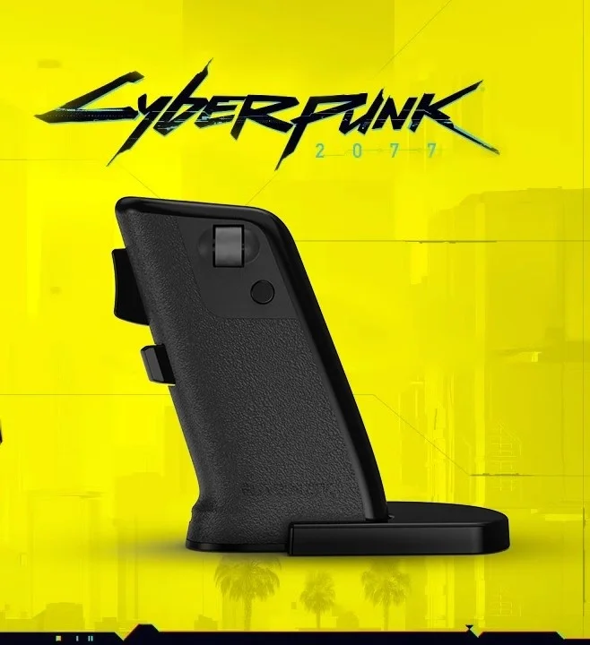 ماوس بندقية لألعاب الرماية مخصص أسود أبيض لاسلكي ثنائي الوضع ماوس ألعاب عمودي ولد لـ Fps #3