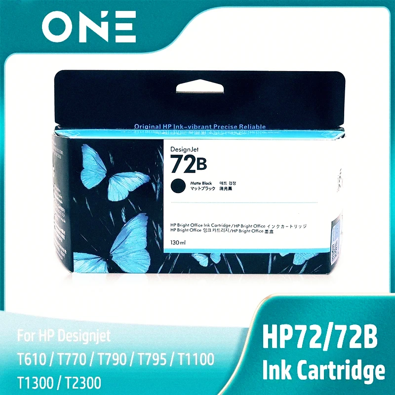 

NEW hp 72B hp72 Original Ink Cartridge For HP Designjet T610 T620 T770 T790 T795 T1100 T1120 T1200 T1300 Printer HP 72