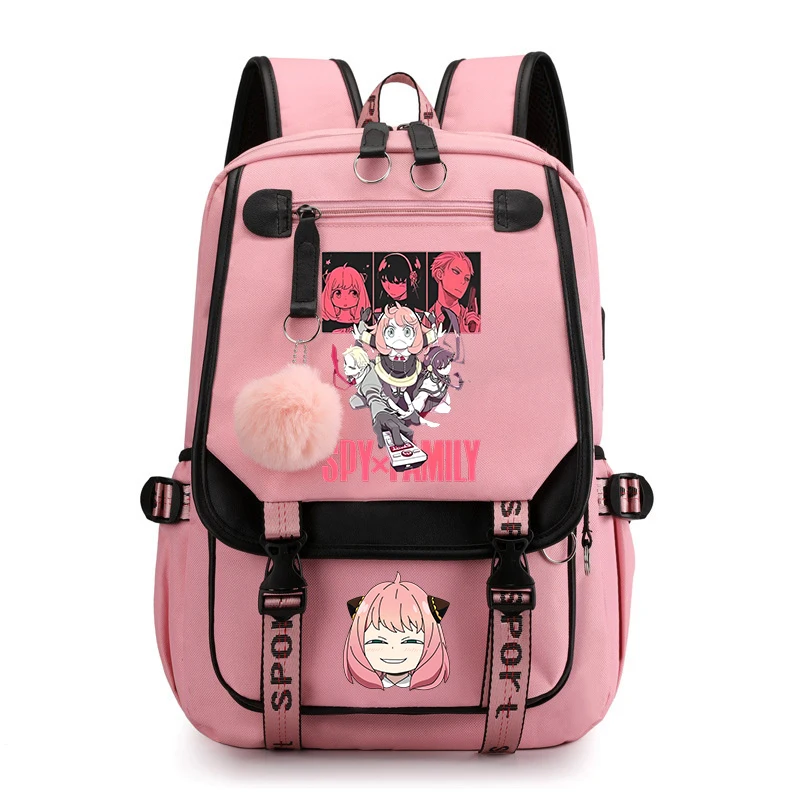 

Hot Anime Anya Forger Backpack Fashion Bag for Teenage Boy Girl Daily Backpack Travel Student Back to School Daily Book Bag