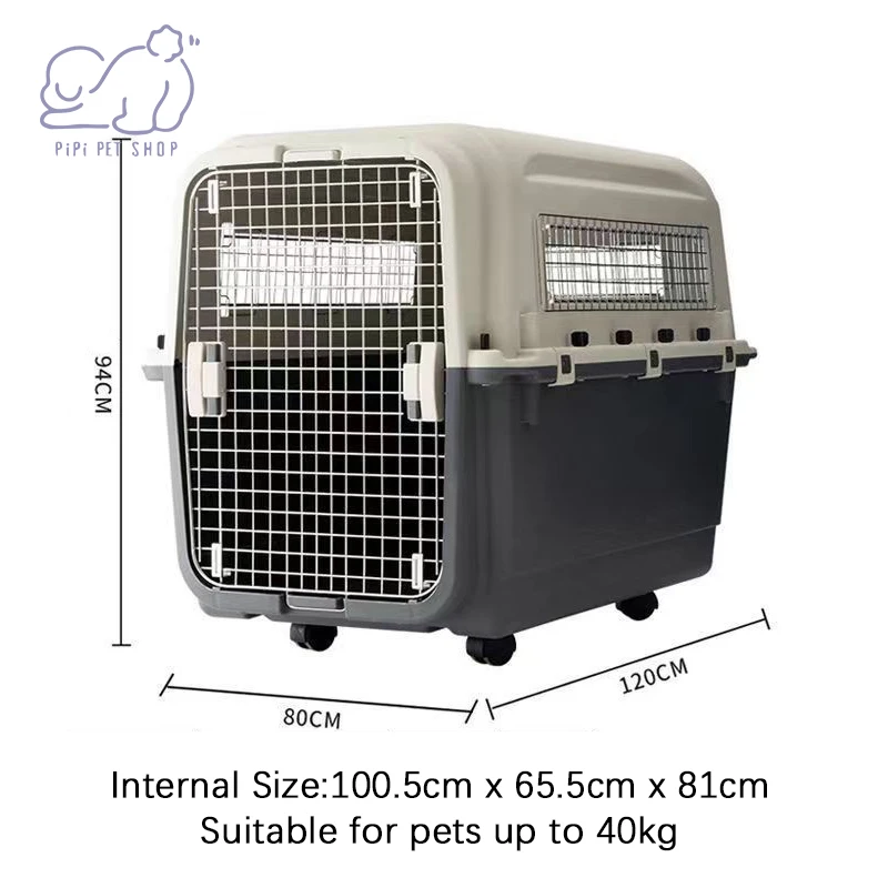 Air Transport Box Suitable for Cat and Dog Outdoor Travel Accessories Portable Extra Large Cage Pet Carrying Supplies