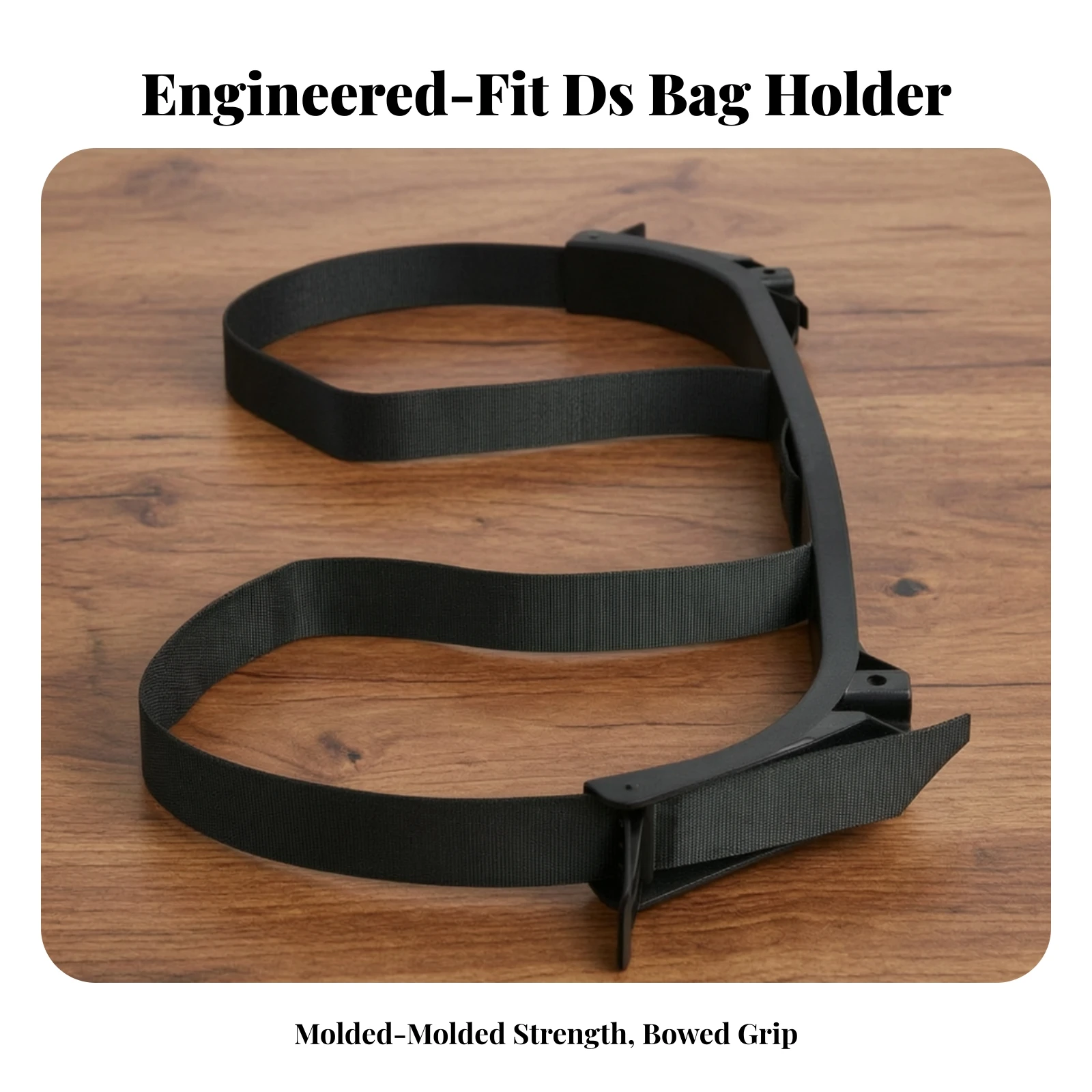 Golf Cart Bag Holder with Strap Secure Golf Cart Bag Holder Accessory Shielded Low-Profile for Golfers