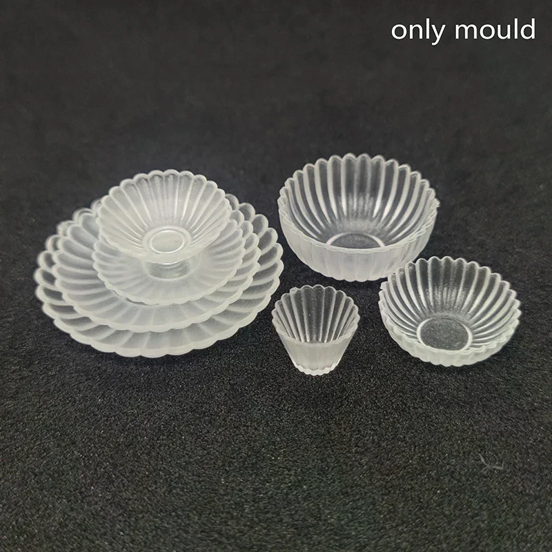 Dollhouse Silicone Tableware Mold Dollhouse Mini Dish Bowl M
