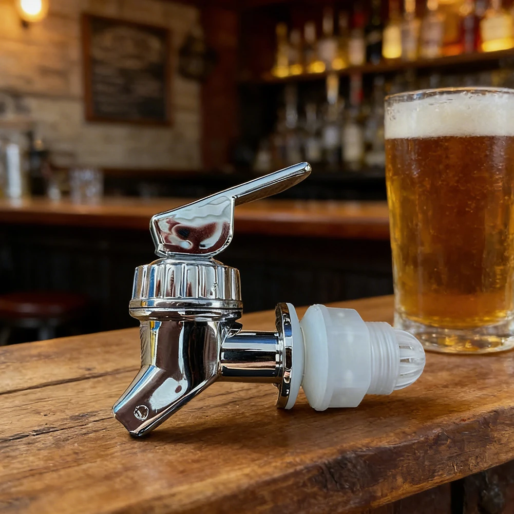 15mm Thread Plastic Wine Bottle Faucet for Use in Water Tank Dispenser Systems and Beverage Handling Scenarios