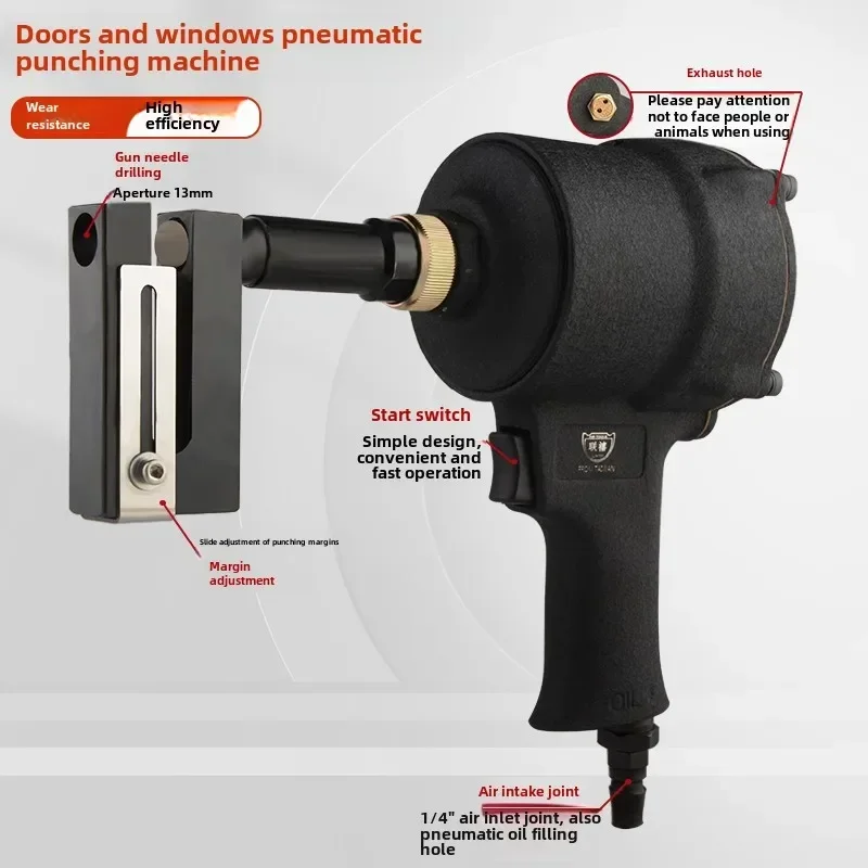 Doors and Windows Pneumatic Punching Gun Aluminum Profile Broken Bridge Aluminum Doors and Windows Corner Code Punching