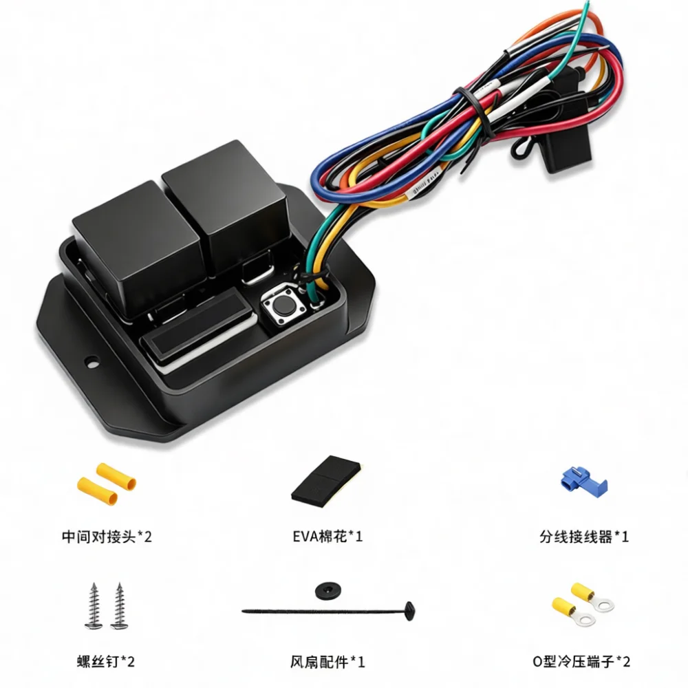 Digital Temperature Controller Module For Auto Car Radiator Fan Precise Thermal Switch Regulator Adjustable Cooling Sensor Unit