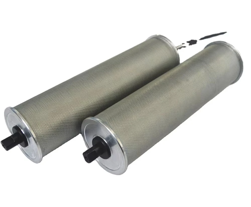 High Quality Knurled Steel Roller for Double Chain Drive Drum Motor Conveyor