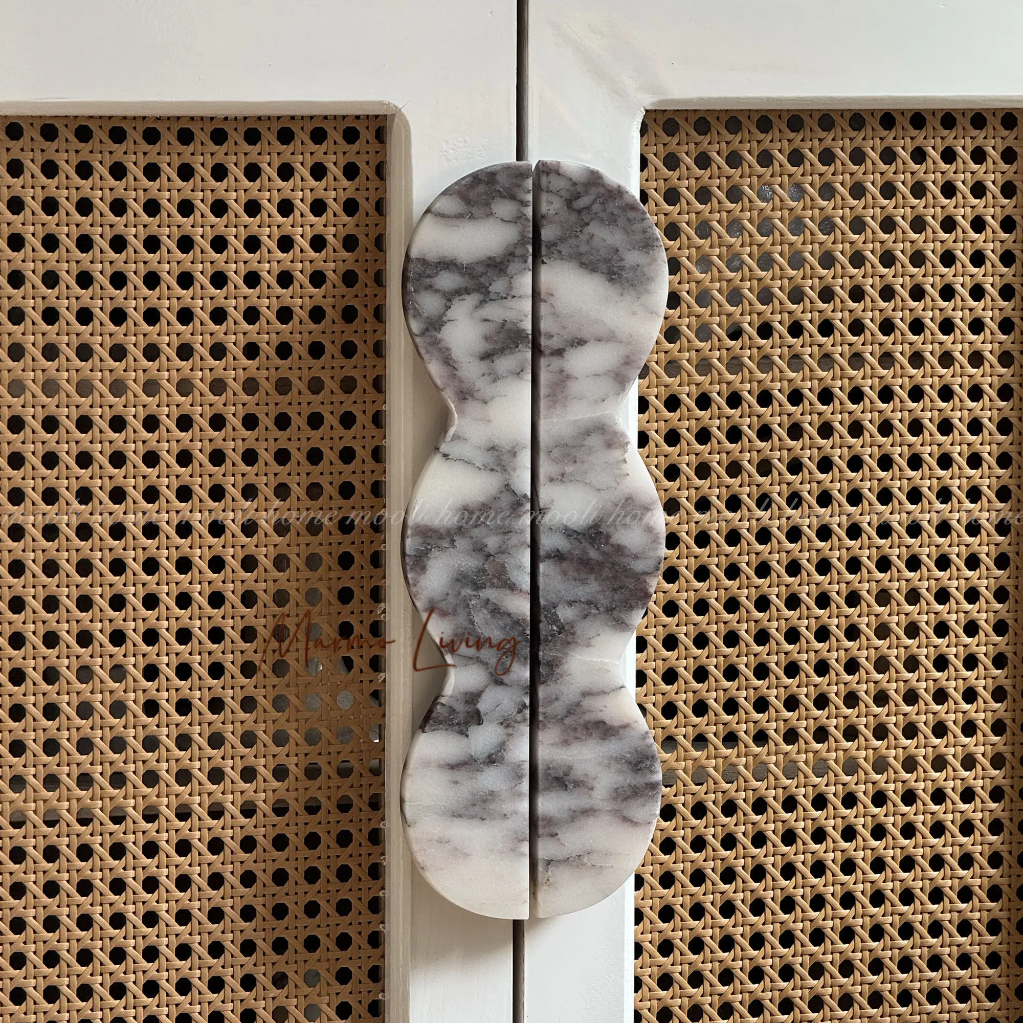 french-luxury-wardrobe-calacatta-violet-wavy-handle-natural-marble-pull-stone-knob