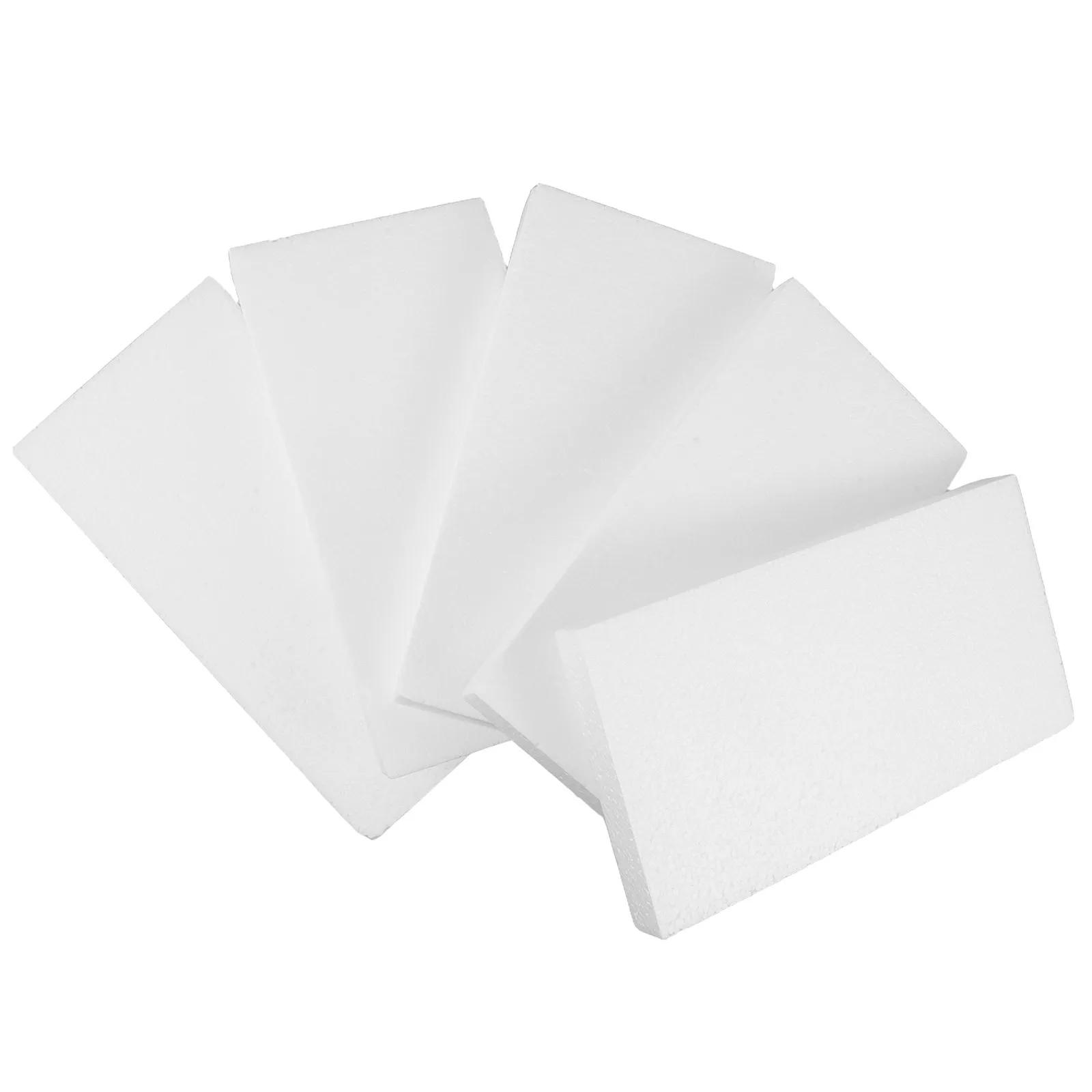 10Pcs Polystyrene Craft Foam Blocks 12x6x1inch Versatile Sculpting Foam for DIY Flower Arrangements Art Classes School Science