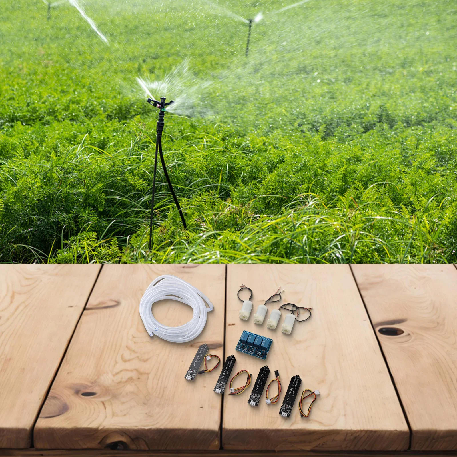 Comprehensive DIY Garden Flower Watering System With Capacitive Soil Moisture Sensor And 4 Channel Relay For Easy Maintenance 5