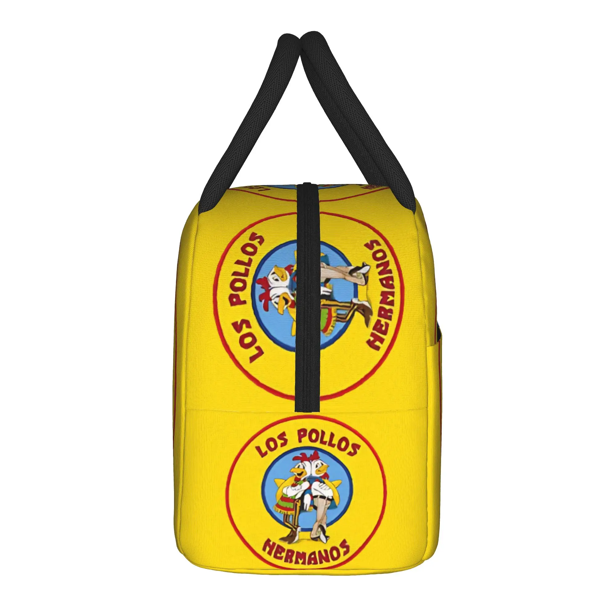 Los Pollos Hermanos Breaking Bad Lunch Bag Casual Lunch Box For Unisex School Portable Cooler Bag Oxford Thermal Tote Handbags
