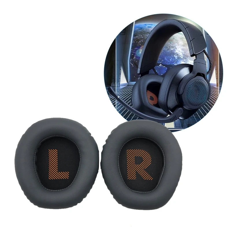 2 Piece For JBL QUANTUM Q100 Headphone Cover Headset Earphone Cover Protein Skin Replacement Headphone Protective Cover,A