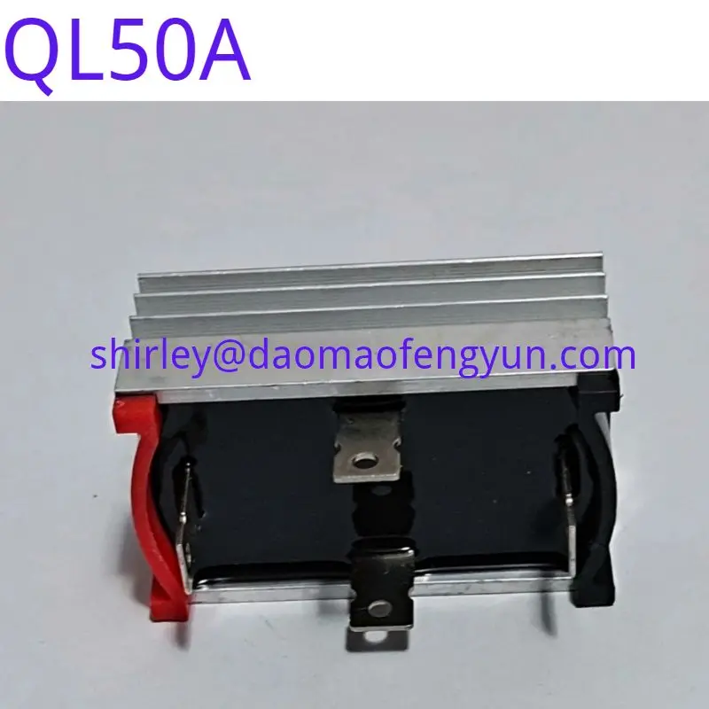 Used Single-phase rectifier bridge QL50A bridge pile QL50-10 with built-in radiator, 4-pin 50A, for 1000V generator