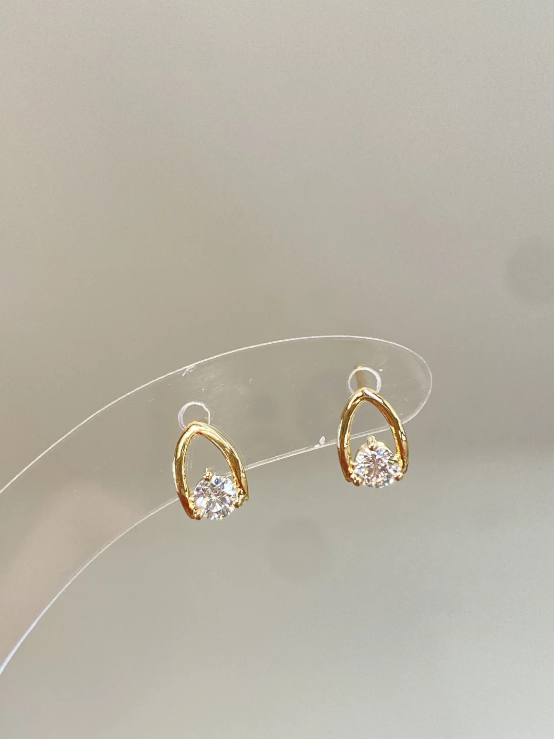 Round Lab Diamond Studs 9K 10K 14K Gold Genuine 925 Silver Drop Earrings CVD HPHT Diamond DEF VVS VS 0.3ctw Pair Women's Jewelry