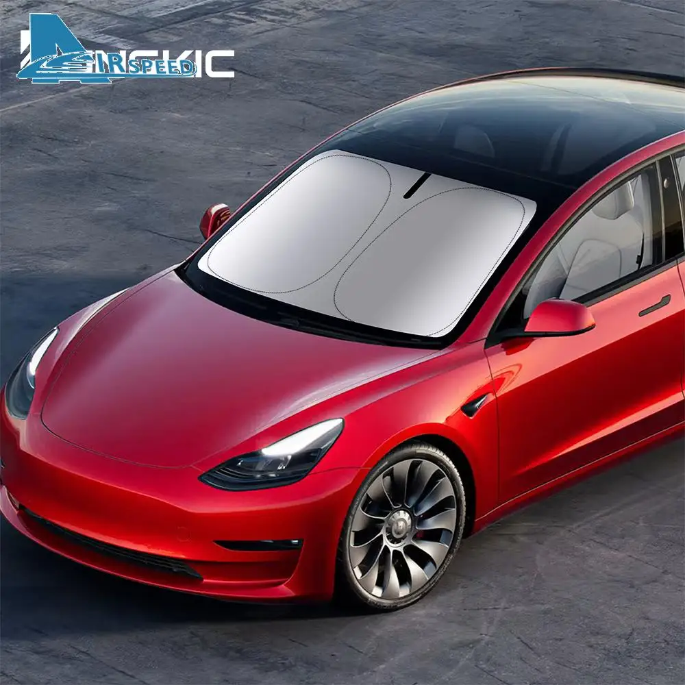 

Для Tesla Model 3 Highland 2024, лобовое стекло автомобиля, солнцезащитные козырьки, отражатель УФ-лучей, автоматический солнцезащитный козырек на окно, козырек, крышка