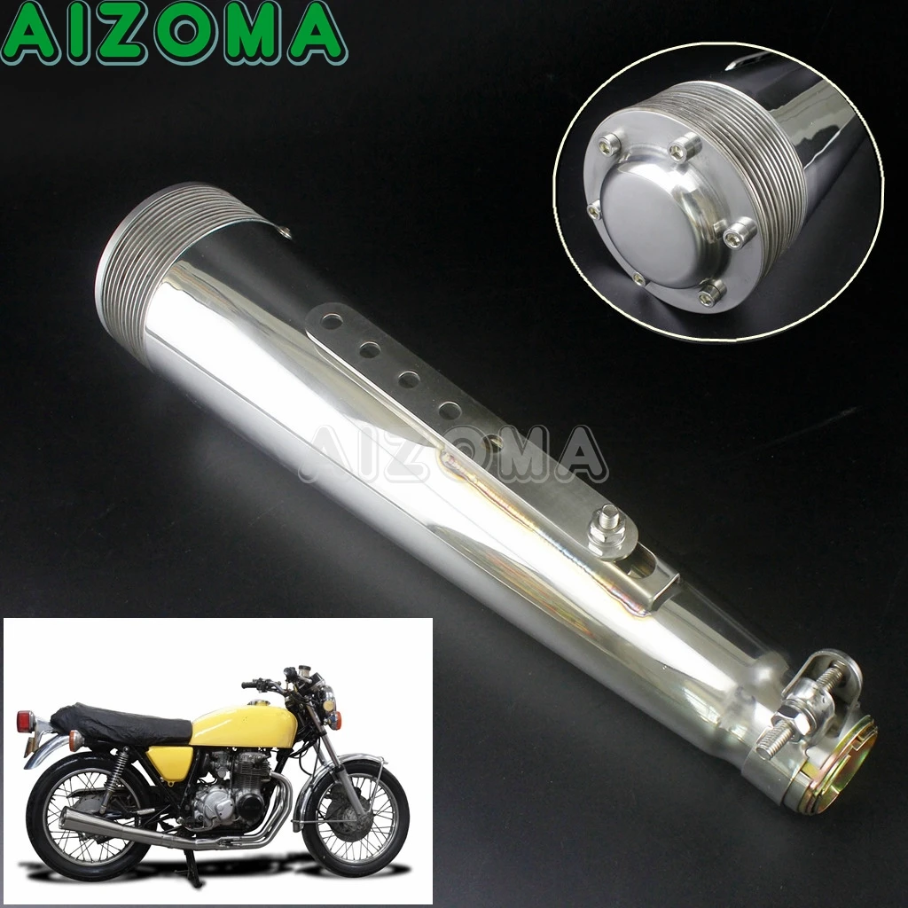 

Modified Motorcycle 37-45mm Cafe Racer Exhaust Pipe Motorbikes Muffler Silencer Universal Dirt Bike Street Bike Scooter ATV Quad