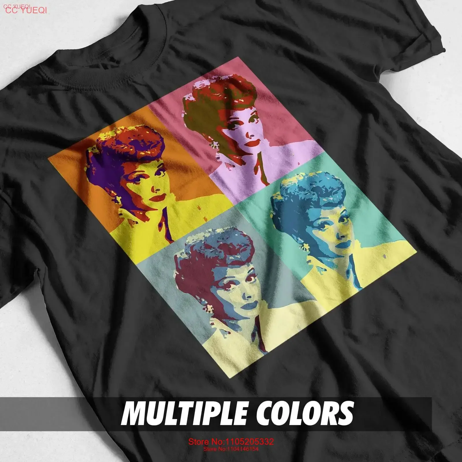 I Love Lucy Lucille Ball TV Show Comedy Sitcom T Shirt Desi Arnaz Multicolor 2 Ricky Ricardo 100 Cotton vintage Washed Soft