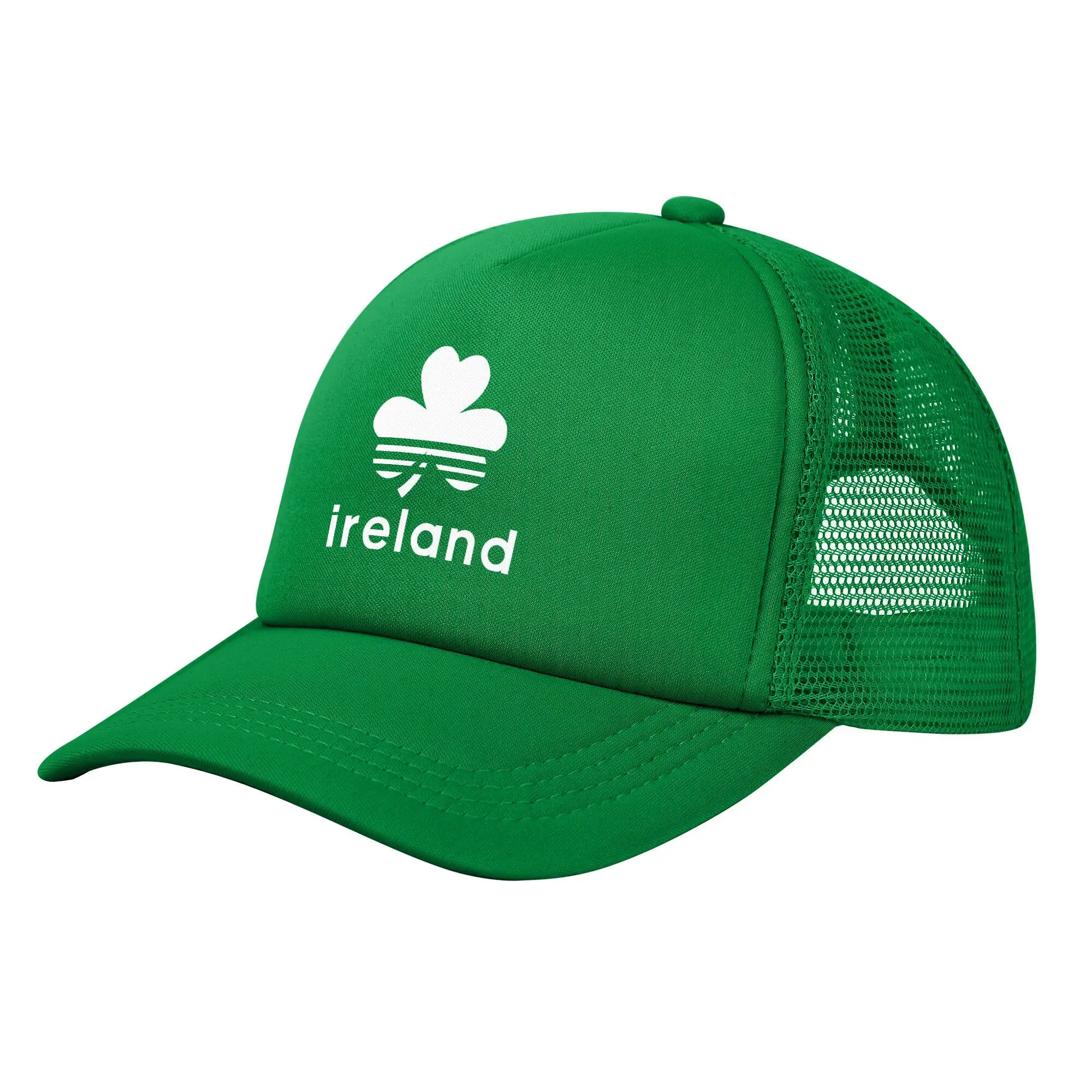 St. Patrick's Day Trucker Caps Hip-Hop Mesh Baseball Cap Snapback Caps Irish Saint Paddy Patty Sun Hat Adjustable Racing Cap