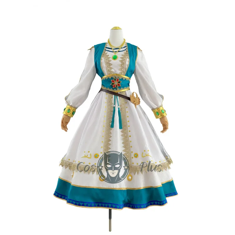 

Игрушка для косплея Identity V, костюм Мерцара Анны Лостера, головной убор, жилет, платье, ожерелье, серьги, очки, реквизит, комплект аксессуаров