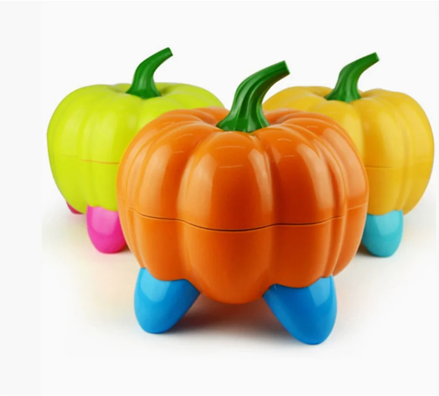 Toilette portatile a forma di zucca Toilette per vasino per bambini Cartoon Toilet Trainer per vasino per orinatoio Sedile per WC per bambini