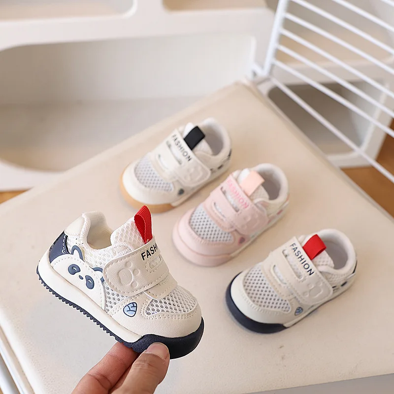 

Tenis Cute Kid Sneakers 2025 New 0-3y Baby Walking Shoe Hollow Out Kid Shoes Breathable Girls' Casual Shoes Zapatillas De Mujer