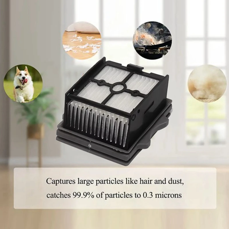 Filtro HEPA para Tineco Floor One Switch S6 Stretch S6, piezas de aspiradora en seco y húmedo, filtro lavable consumible, 8 Uds.