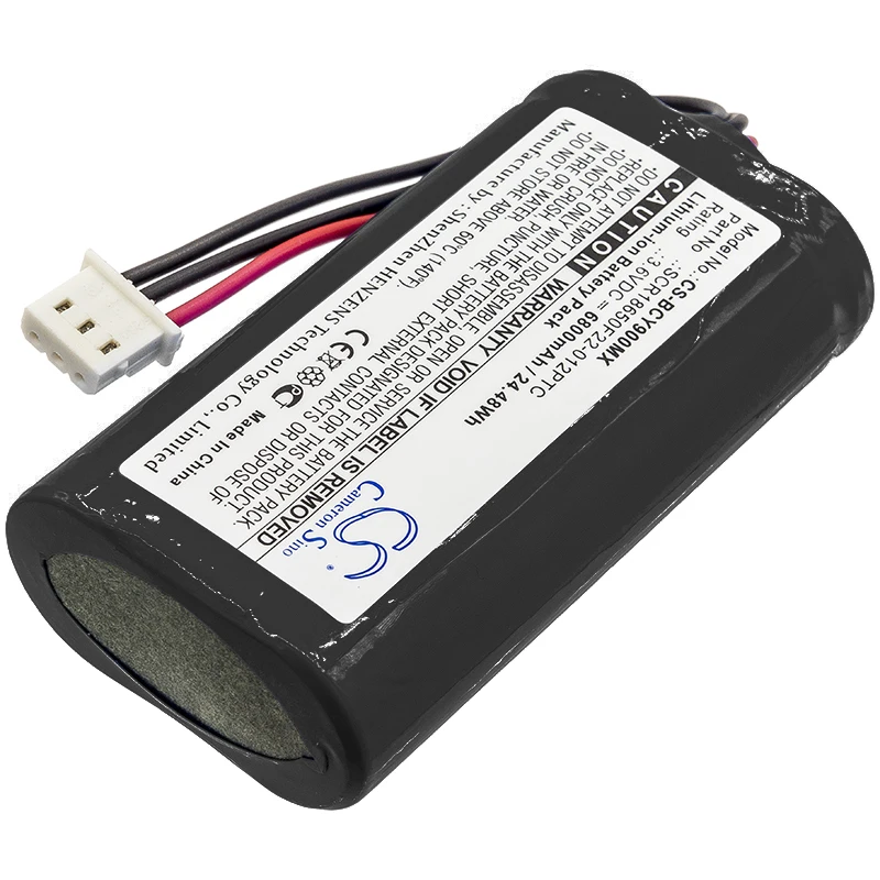 Replacement Battery for Bionet  Oximete OXY9 Wave SCR18650F22-012PTC 3.6V/mA